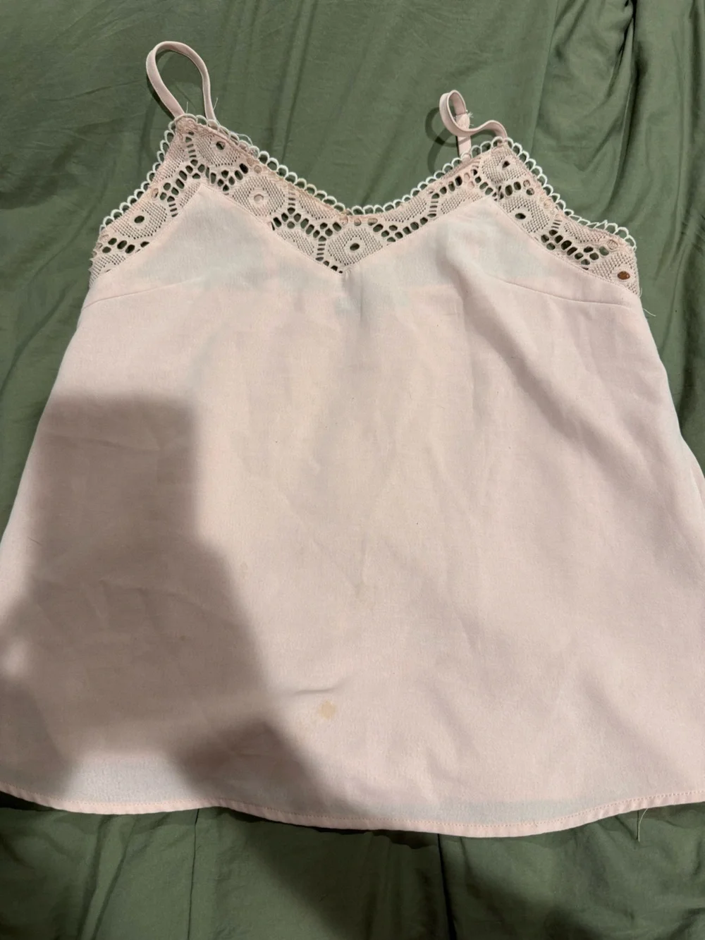 SHEIN Blush Pink Lace-Trim Shorts
